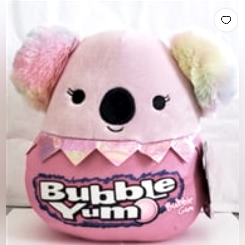 Squishmallow Angelie the Koala 8”  w/Bubble Yum wrapper (Hershey Favorites)
